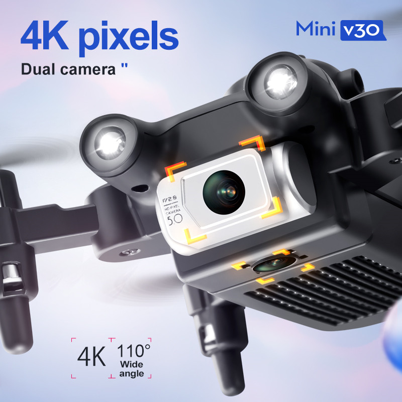 Mini V30 WiFi FPV Drone With 4 - огляд і ціна Drone Camera Night Vision