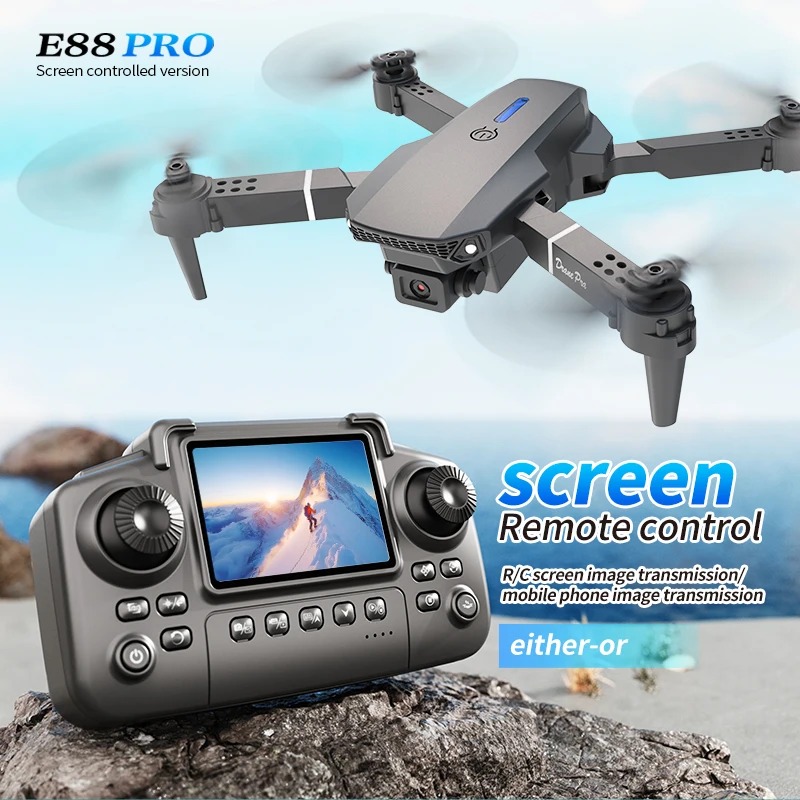Professional E88 PRO Drone wit - огляд і ціна Drone Camera Professional
